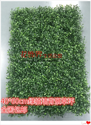 植物墙人造绿草皮假叶花生草阳台绿植装饰绿色植物背景墙仿真草坪