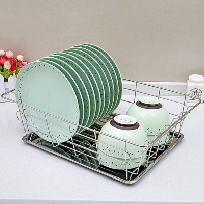 304不锈钢水槽沥水架厨房可伸缩沥水篮碗碟架厨房置物架洗水果篮