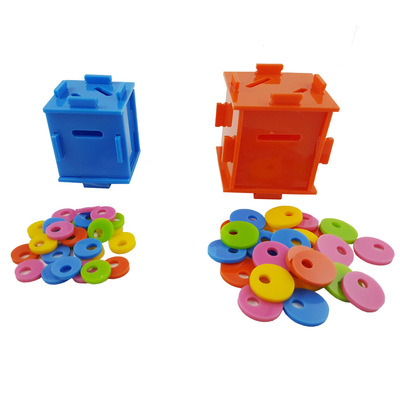 鹦鹉投币箱益智玩具 训练智力开发玩具 存钱罐 多尺寸 包邮