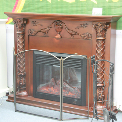 1.5米壁炉装饰柜欧式壁炉 华丽壁炉电视柜 电壁炉架取暖仿真火