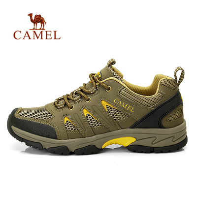CAMEL骆驼户外登山鞋 男女春夏网布透气耐磨防滑徒步鞋网鞋正品