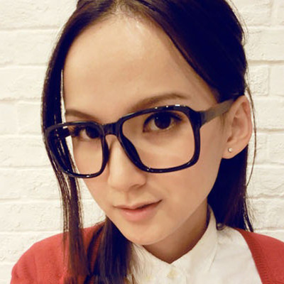潮款时尚装饰无镜片眼镜框方框男女眼睛架韩版近视大框非主流框架