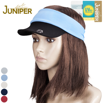 美国品牌JUNIPER夏季男女针织空心帽户外运动抗菌弹力遮阳空顶帽