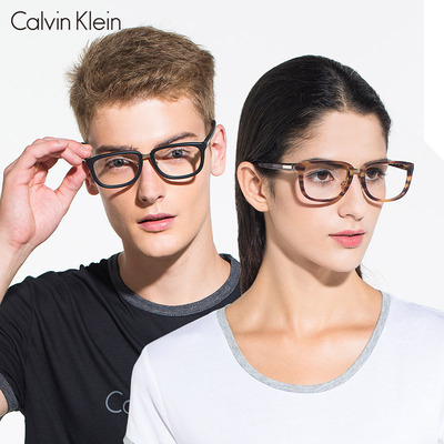 正品CK复古近视眼镜框男女 全框余文乐同款文艺大框眼镜架CK5846A