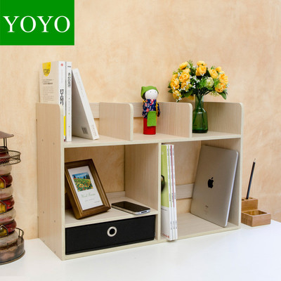 新款简约学生小型书架办公室寝室收纳书架宜家简易桌面桌上置物架