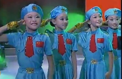 第十届CCTV少儿艺术电视大赛决赛 请祖国检阅 舞蹈演出服演出服