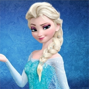 动漫COSPLAY假发 冰雪奇缘Elsa艾沙造型辫子假发大人小孩都能带