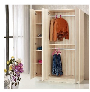 促销 儿童衣柜 宜家简易衣橱 环保木质组合收纳柜 简约现代学生柜