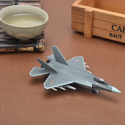 歼31合金飞机模型仿真 合金男孩玩具1:144军事小型战斗机成品特价