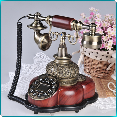 悦旗复古时尚创意电话机欧式仿古电话机家用固话座机电话机包邮