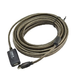 USB2.0 延长线 10米128编纯铜 USB延长线 带信号放大器