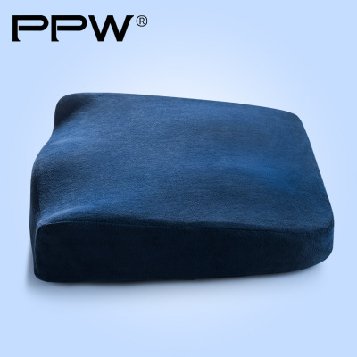 PPW办公室坐垫记忆棉透气坐垫屁股垫白领学生成人椅垫车载沙发垫