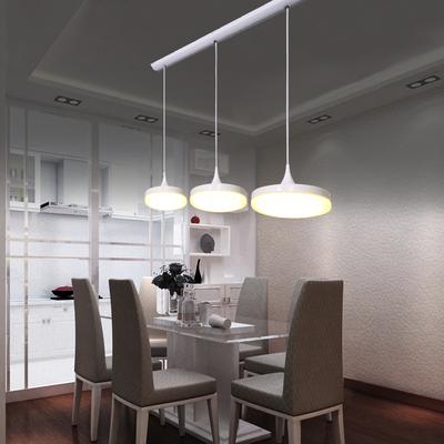 海绰led餐厅吊灯三头现代简约吧台吊灯创意个性客厅单头吊线灯具