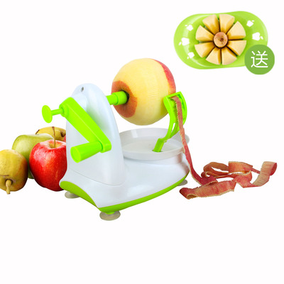 雨果削皮器 自动手摇苹果削皮机 水果刀削皮器削皮神器厨房小工具