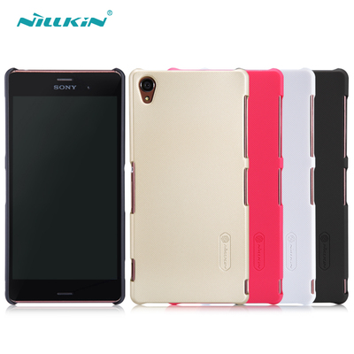 NILLKIN耐尔金 索尼Xperia Z3手机壳套 L55保护套z3磨砂保护壳+膜