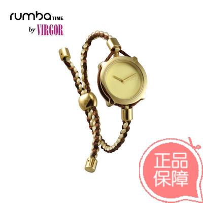 RumbaTime原装进口正品手表时尚运动型编织表带防水石英女表