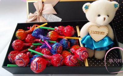 32颗真知棒糖果礼盒 创意时尚个性 送朋友高档零食生日礼物 包邮