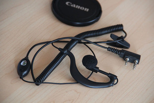NOVASAT专用对讲机耳机 曲线耳机 高档曲线耳机 弹簧式耳机