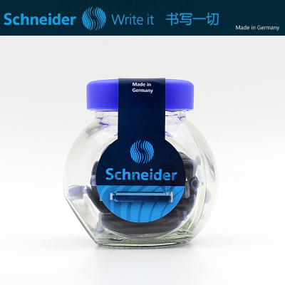 Schneider施耐德墨胆 墨囊 墨水胆30支瓶装 墨水芯 补充液/墨囊