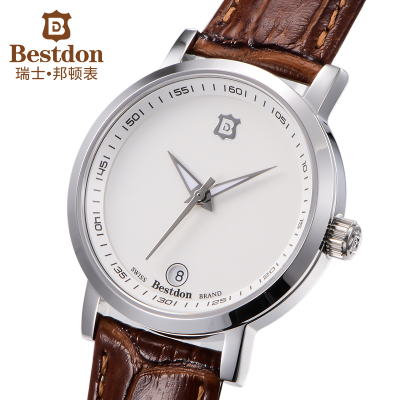 2014新款瑞士品牌邦顿手表 商务石英腕表 时尚潮流女表
