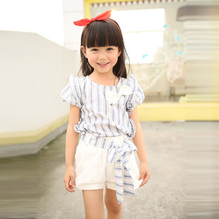 童装女童夏装2016新款套装裙子韩版小女孩两件套公主裙15085