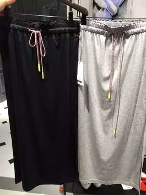 高端定制2016年春装新款休闲抽绳半身裙一字裙MA161SKT44原价-799