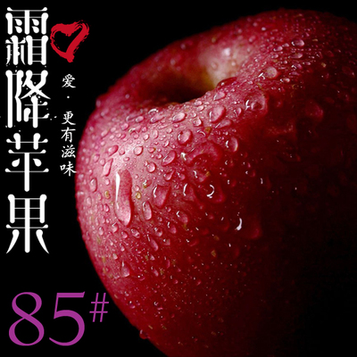 预售 清晨果园 85#霜降苹果5斤装吃的红富士山东烟台栖霞新鲜水果