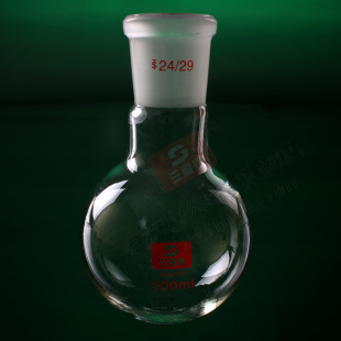 三爱思 单口烧瓶100ml/24 高温厚壁  圆底蒸馏烧瓶 正品A01009