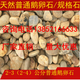 天然普通鹅卵石    2-3（2-4）公分   按吨批发  厂家直销