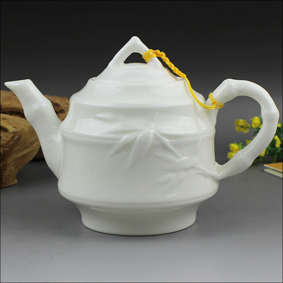 茶壶陶瓷茶具套装玻璃紫砂日式铁红花茶过滤网油竹蕴壶包邮500ML