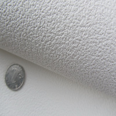 日本PVC墙纸白色粗矿硅藻泥凹凸石膏纹lilycolor丽彩9851工业风格