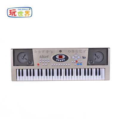 玩世界54键入门多功能电子琴 儿童音乐启蒙电子琴教学琴