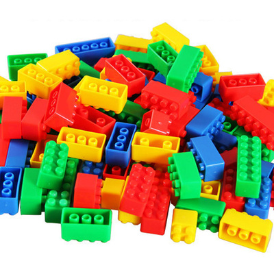方块积木幼教积木 拼插塑料玩具幼儿园教具儿童玩具