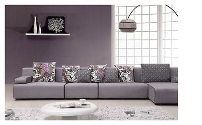 依露盈莉 爆款大小户型时尚彩色创意简约客厅组合布艺沙发 热卖
