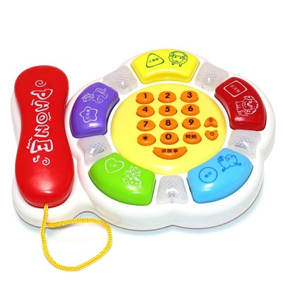 天天特价玩具0-1-2-3岁宝宝早教益智儿童仿真多功能音乐电话机