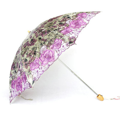 梅花遮阳伞超强防晒黑胶防紫外线太阳伞女折叠清新创意蕾丝晴雨伞