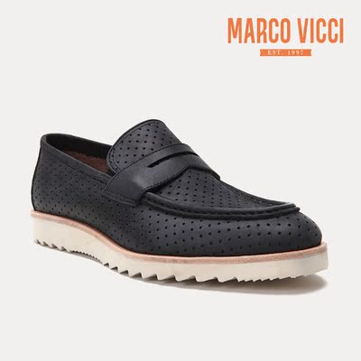 MARCO VICCI日常休闲 简约百搭舒适透气男士休闲单鞋V1266