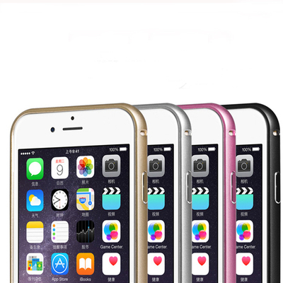 新款简约时尚金属边框iphone6手机壳苹果6/6s/plus防摔保护套4.7