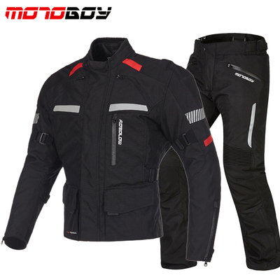 MOTOBOY摩托车骑行服套装宝马赛车服拉力服防雨防风防污保暖