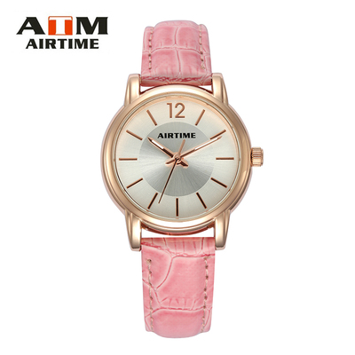 ATM AIRTIME 手表女石英女士手表时尚潮流夜光防水学生白领手腕表