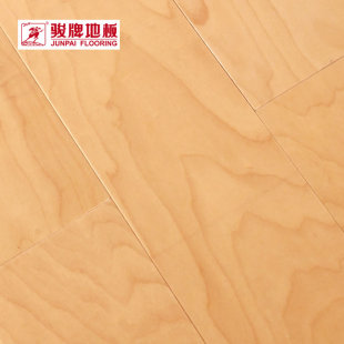 骏牌 实木复合多层加拿大枫木地板浅色 地暖地热专用地板15mm特价