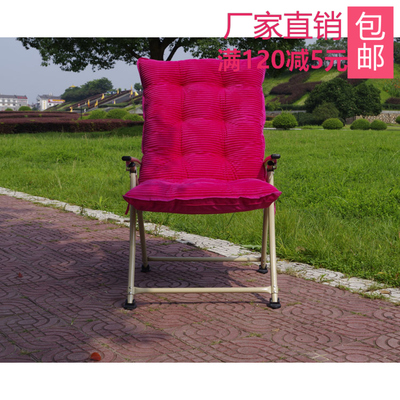 折叠成人现代中式酒红色整装躺椅午休靠背椅特斯林休闲沙发椅椅