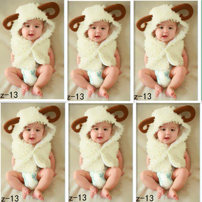 2015新款儿童摄影服装宝宝百天照服装影楼婴儿摄影服羊羊造型批发