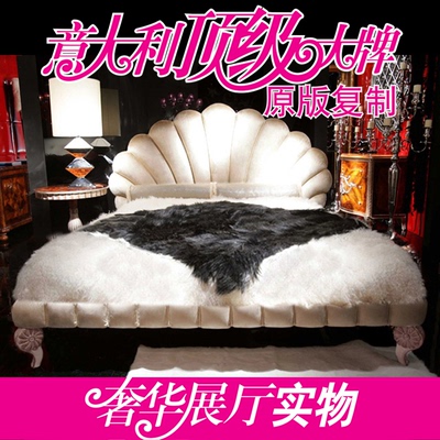 王后欧式床法式床新古典双人床后现代床奢华家具豪华雕花实木软床