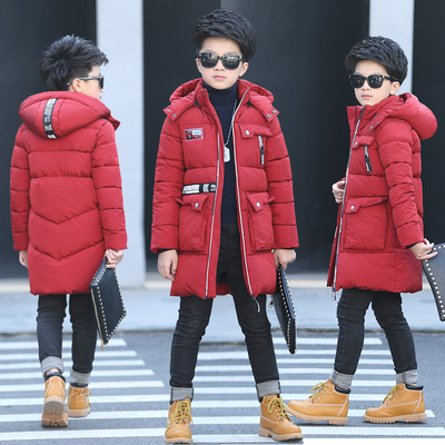 男童棉衣中长款加厚2016新款儿童冬装外套棉服儿童棉袄韩版中大童