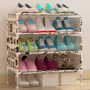 天天特价简约收纳鞋柜经济型置物架创意星型简易组合防尘多层鞋架