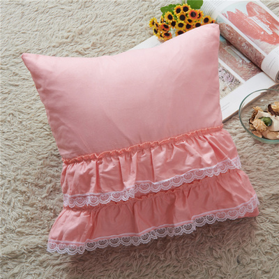 韩版公主方形抱枕 枕芯 枕头 糖方枕 长枕 含芯 四件套配件