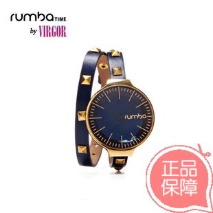 潮表rumbatim正品时尚达人手表女生长表带简约腕表日本指针式