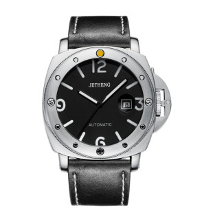 新款杰特亨手表 夜光男表 全自动机械表 镂空防水大表盘复古手表