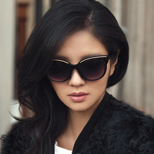 厂家直销防紫外线太阳镜 女士时尚墨镜 新款2016夏季眼镜批发包邮
